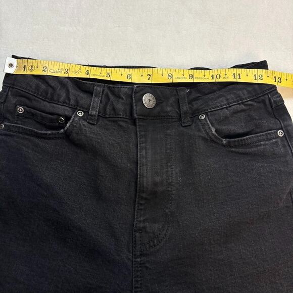 American Tall Lola Ultra High Rise Stretch Slim Skinny Jeans Black Size 25 x 32 - Picture 7 of 9